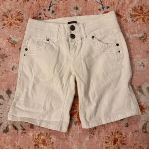 Copper Key White Shorts